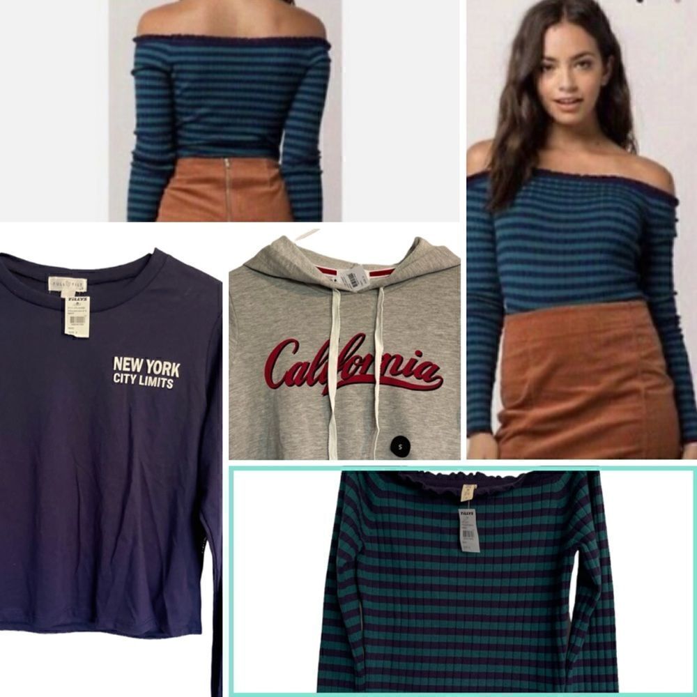 Tillys Long Sleeves tops bundle.Size S